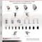 Service Caster 3 Inch 316SS Thermoplastic Rubber Swivel 1-1/8 Inch Expanding Stem Caster Set SCC-SS316EX20S314-TPRB-118-4 - alternate 3